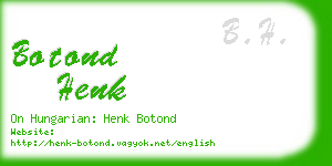 botond henk business card